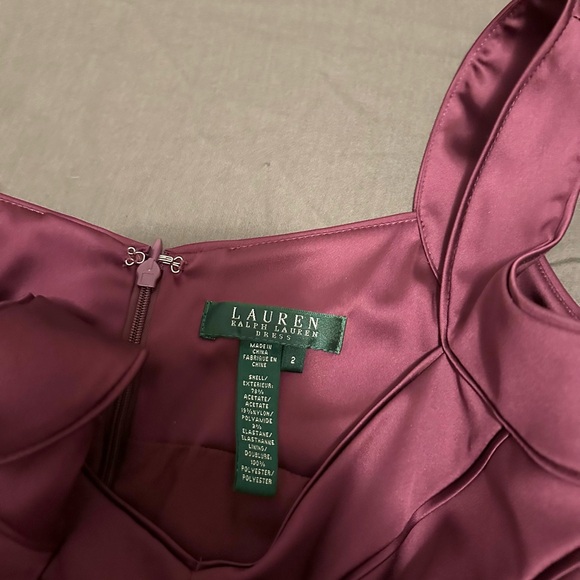 Ralph Lauren Bandage Satin
Burgundy Dress - Picture 2 of 5